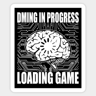 DMing in Progress Loading game Sticker